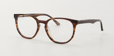 Men Insignia Eyeglasses: Henrik - Brown - SpecSMART Eye Clinic (Diagonal View)